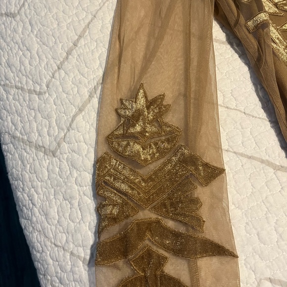 Chicos Shear mesh/lined top Size 1 - Picture 5 of 9